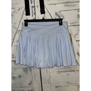 NEW All In Motion Women's High-Rise Woven Pleated Skort Baby Blue Size XL